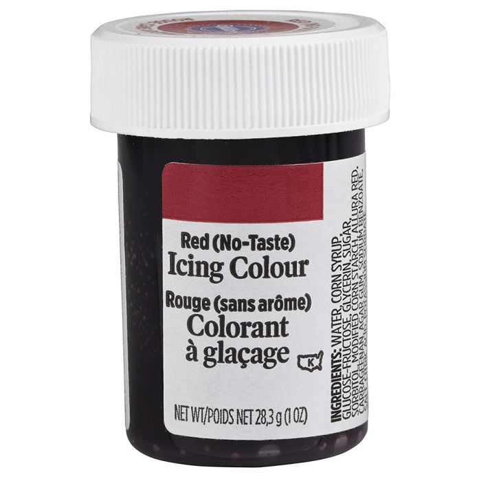 COLORANT À GÂTEAU 1 ON ROUGE SANS ARÔME WILTON