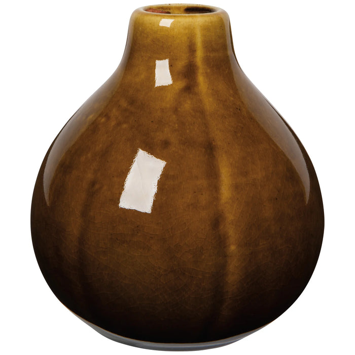 VASE 4.25" X 5" AMBRE DANICA