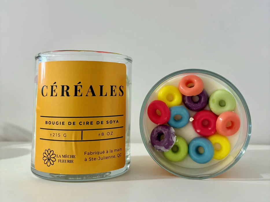 CHANDELLE CÉRÉALES LA MÈCHE FLEURIE