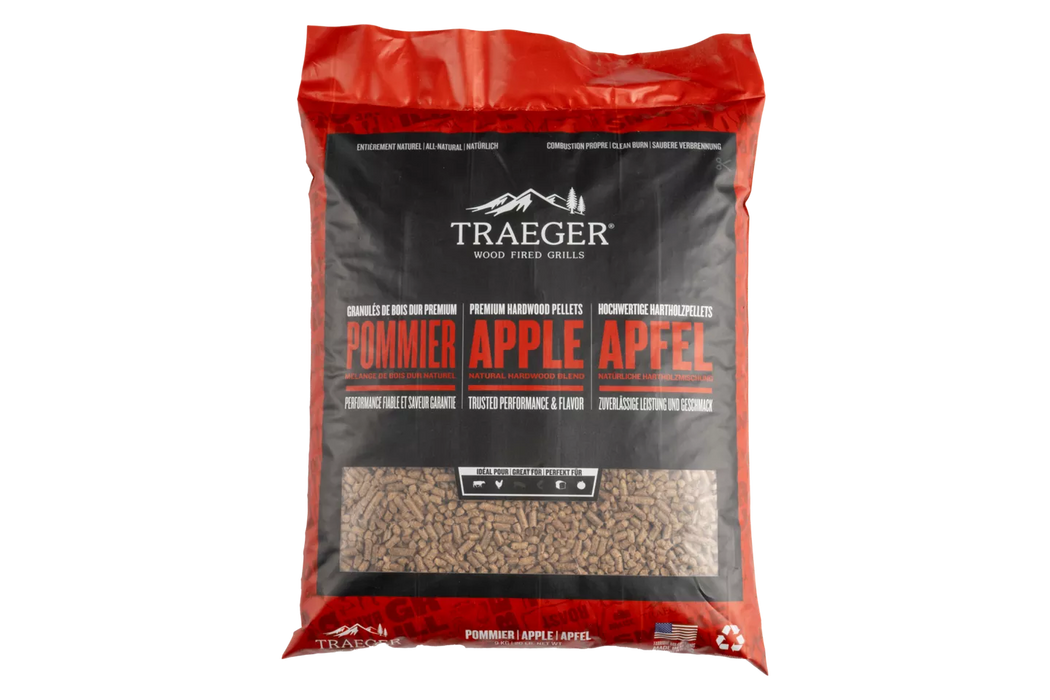 SAC 9KG. GRANULES DE BOIS POMMES TRAEGER
