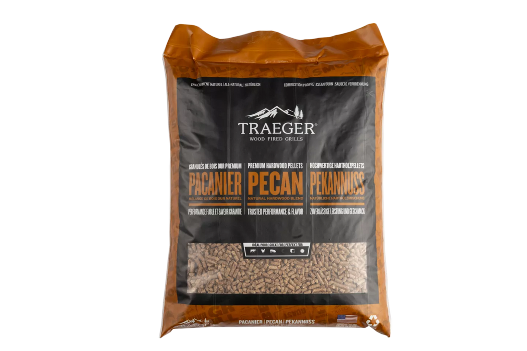 SAC 9 KG. GRANULES DE BOIS PACANES TRAEGER