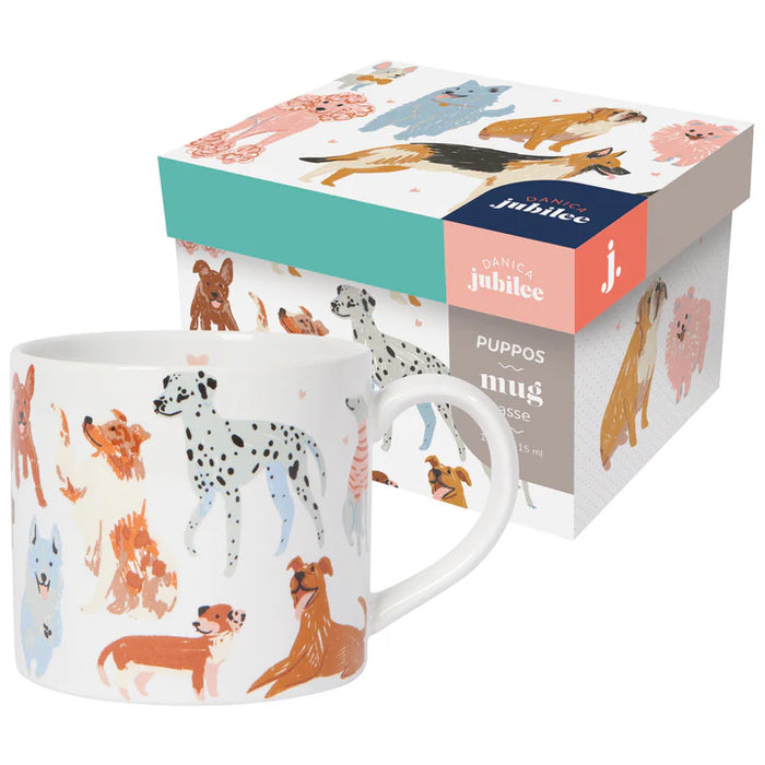 MUG CHIEN 14 OZ. DANS UNE BOÎTE DANICA