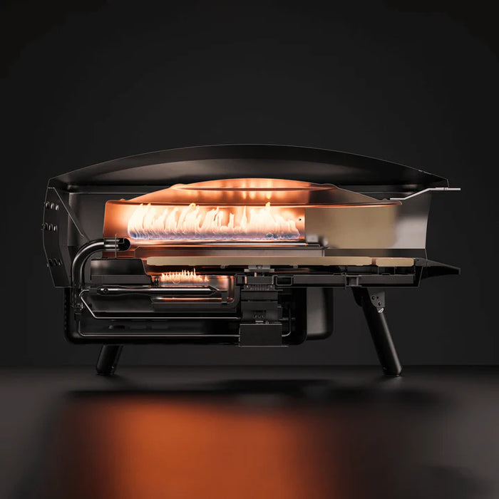 FOUR PIZZA ETNA ROTANTE 2 BRÛLEURS 16" NOIR COOKSTOVES